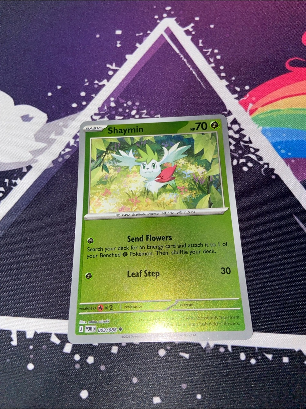 Shaymin Rev Holo (003/088) Mega Evolution Perfect Order